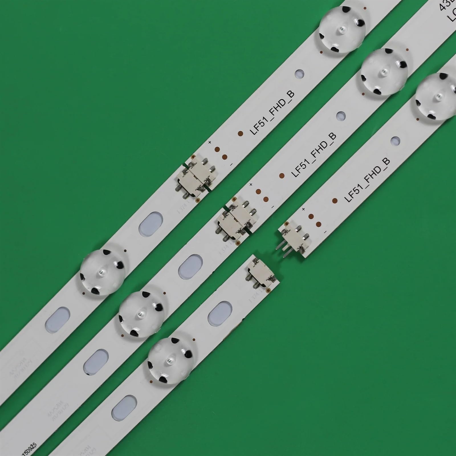 Tira de LED de 3 Piezas de 7 LED de 830 mm Compatible for LG 43UJ6309 43LK5900PLA 43LJ5500 43UJ65_UHD_A/B LC43490060A WOOREE 43 Pulgadas FHD_LED 43UJ6300-SA