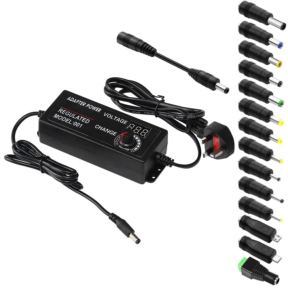 ADDLIVE Universal Power Adapter Variable Voltage 3V24V 2A 48W