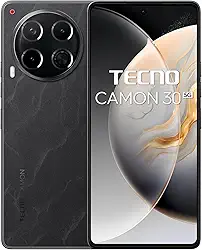 Smartphone Tecno Camon 30 5G 256GB, Tela AMOLED 6.78' FHD+, Câmera Tripla 50MP, Bateria 5000mAh, Carregamento Rápido 70W, Android 14, Dual Chip – Preto