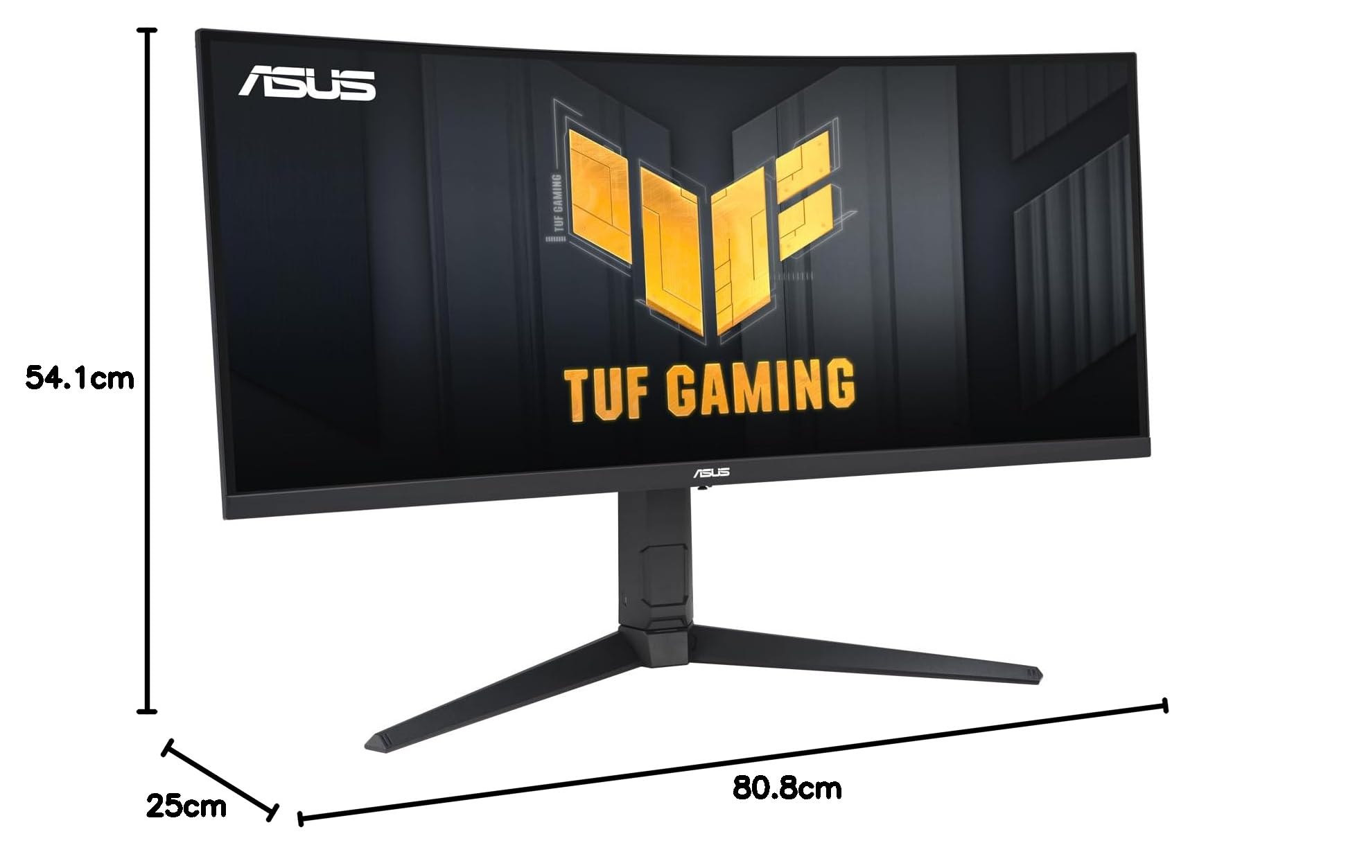 ASUS TUF Gaming VG34VQL3A 34 Zoll Curved Gaming Monitor WQHD 3440x1440 180Hz 1ms GTG 1500R FreeSync Premium Pro DisplayHDR 400