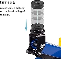 Vista 6 de X AUTOHAUX Almohadillas de goma para Porsche 911 964 991 993 996 997, 924S, 944, 968, Boxster 986, Cayman - Menos daños, antideslizantes, fáciles