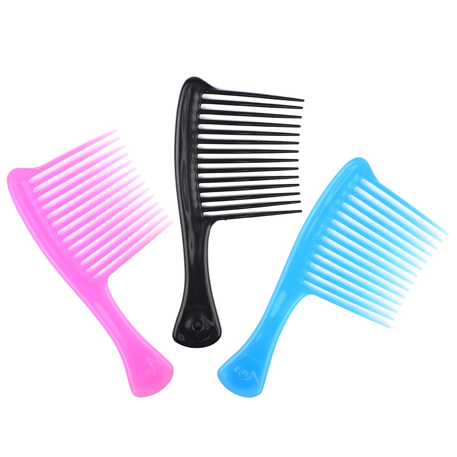 3Pcs Jumbo Rake Comb Anti-Static Hairdressing Axe Comb Barber Broadsword Comb Wide Teeth And Wide Teeth Comb To Knot Barber Big Teeth Comb for Men And Women