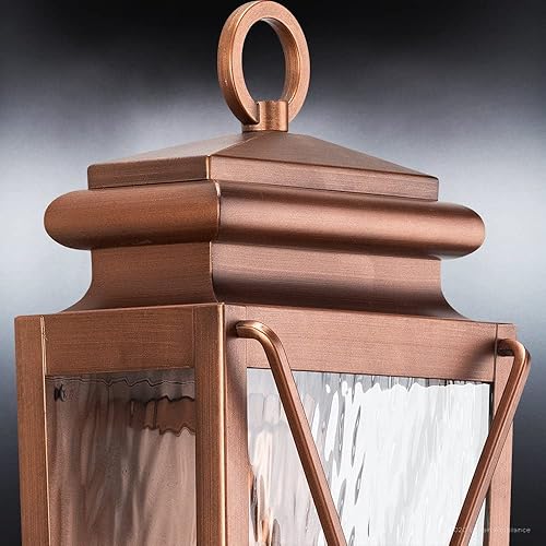 Miniatura 5 de Urban Ambiance Aplique de pared vintage de lujo, tamaño mediano 17.875 pulgadas de alto x 8 pulgadas de ancho, con elementos de estilo transicional,