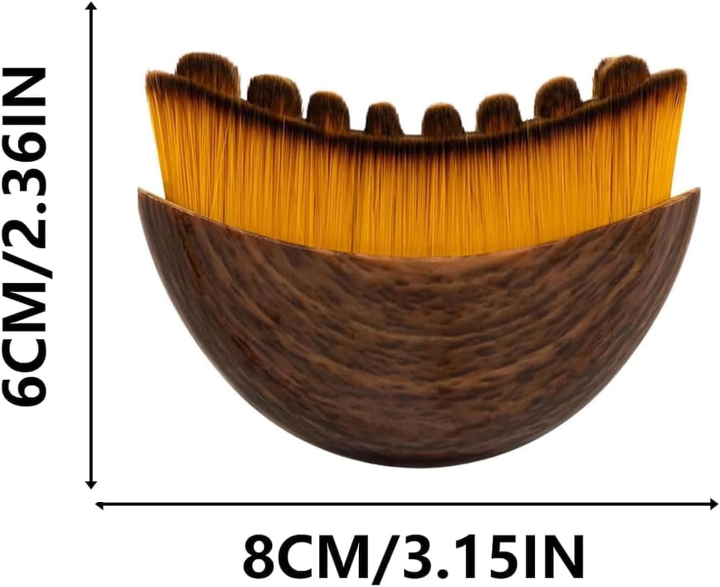 Spazzola per Massaggio Linfatico Viso, Lymphatic Face Brush con Coperchio, Spazzola Viso a Secco Setole Naturali, con Delicata Esfoliazione e Luminosità