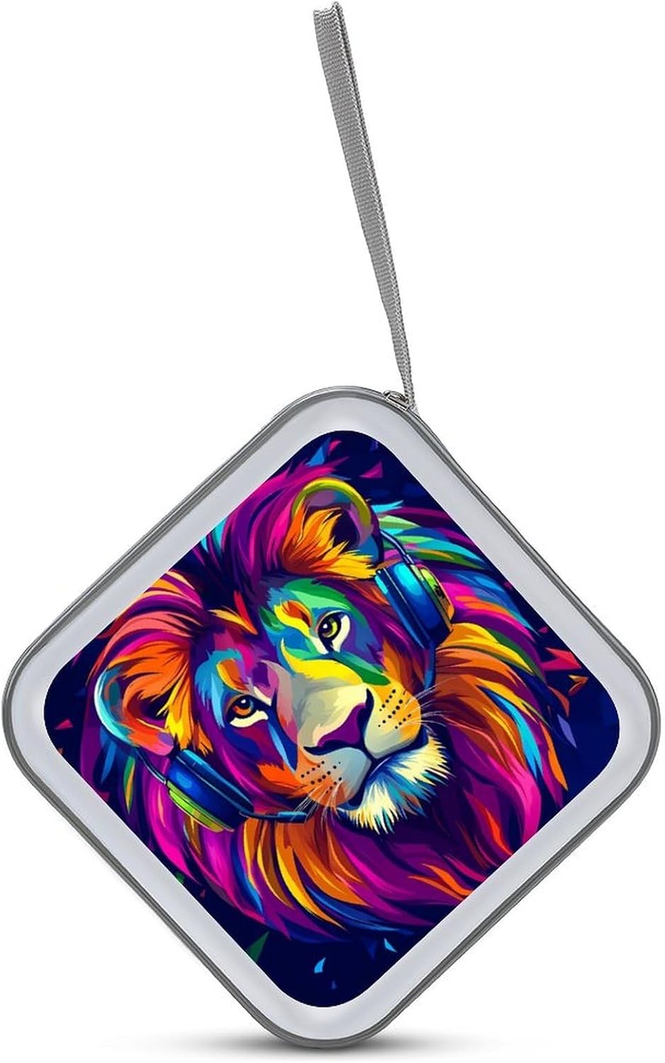 Colorful Lion Music CD Storage Case 40 Capacity Disc Storage Binder for Car Home Travel image 3