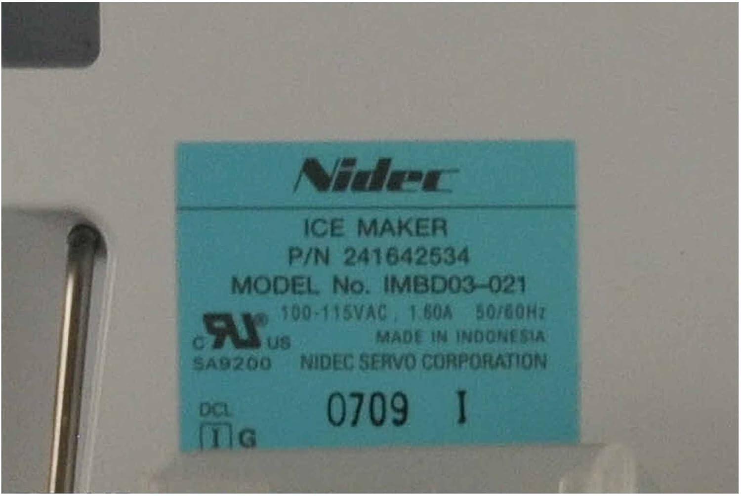 Frigidaire 241642534 Refrigerator Ice Maker Assembly