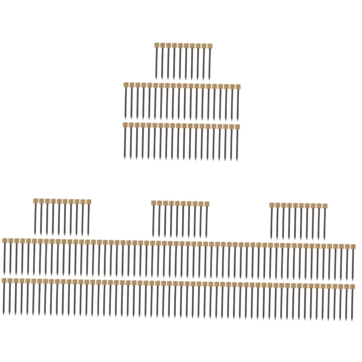 Mikikit 4sets Picture Hanging Kit 200 Count Nails for Hanging Pictures Wall Decor Home Office 50pcs*4