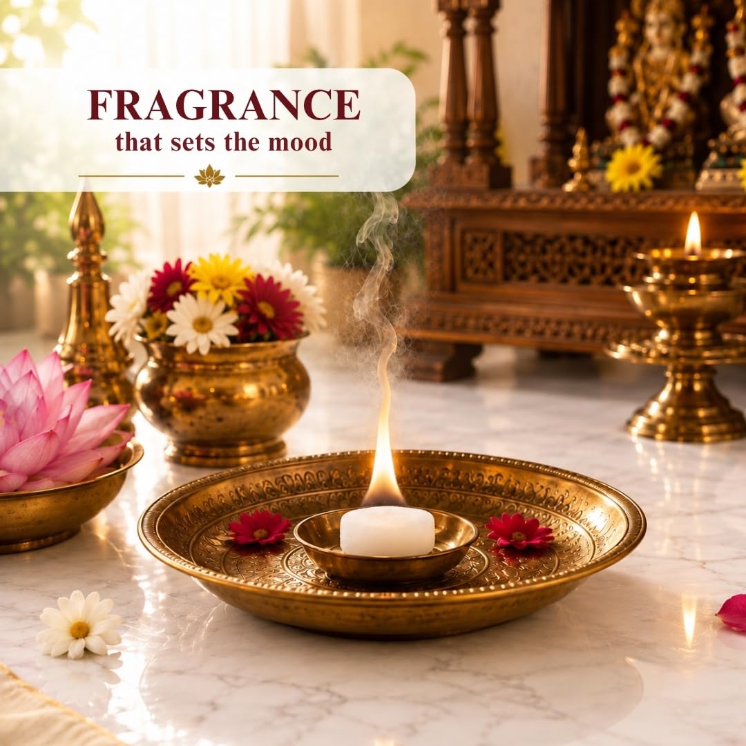 Natural Camphor Tablets for Puja & Aromatherapy -4
