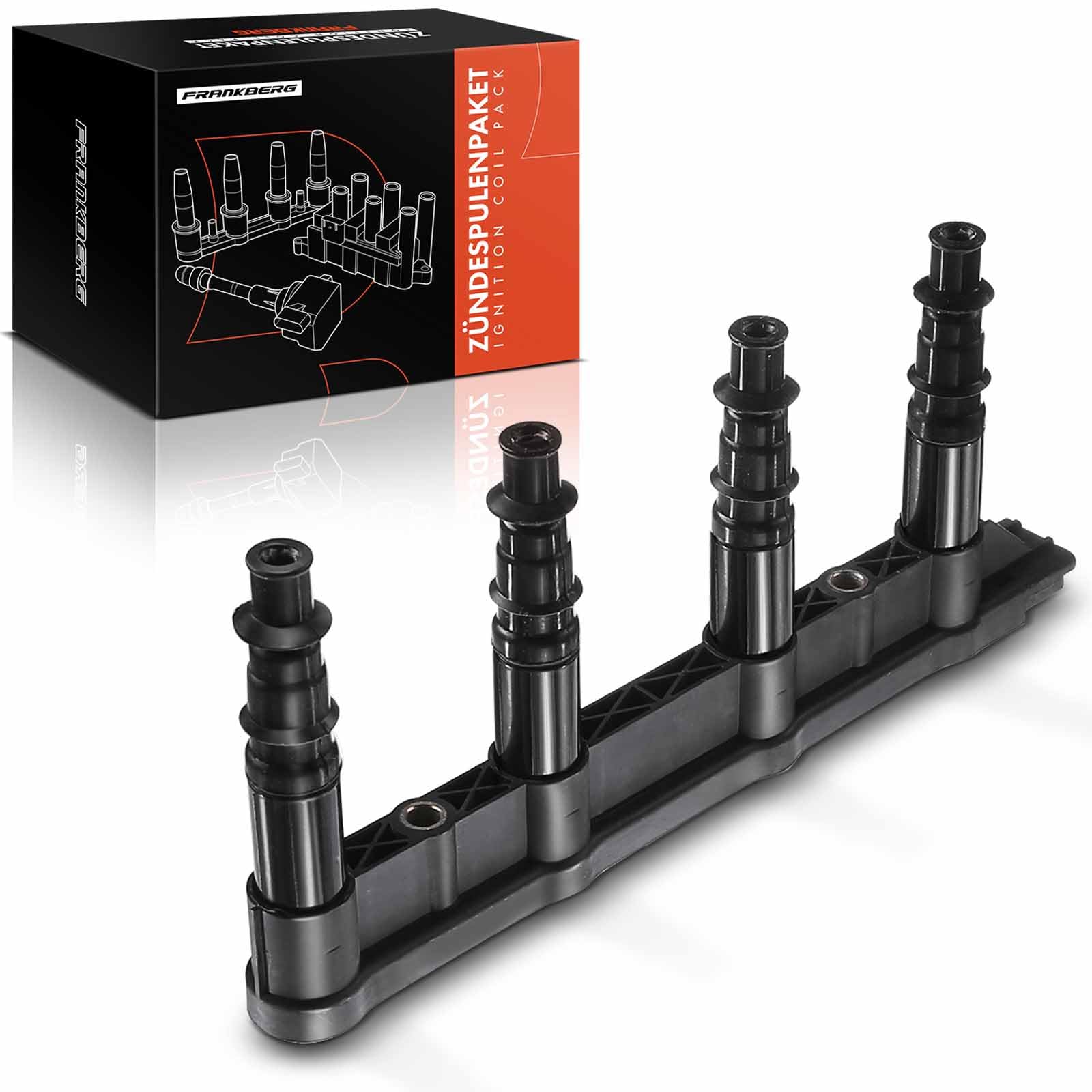 Frankberg Bobinas de encendido Módulo de bobinas de encendido Compatible con 206 Compacto 2A/C 1.4 16V 307 3A/C 1.4 16V 206 SW 2E/K 1.4 16V 1007 KM 1.4 16V 307 Break 3E 1.4 16V Replace# 155148,36430