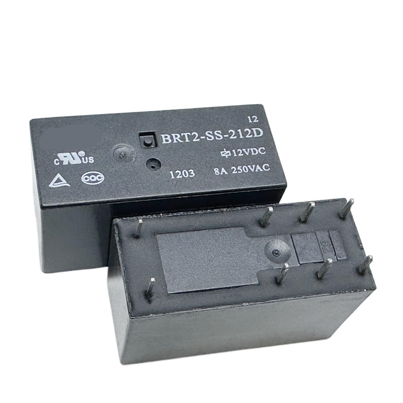 Yzwrwrmktb One Color 1Pc Brt2-Ss-212D 12V (115F2c-8A) Relay 8Pins
