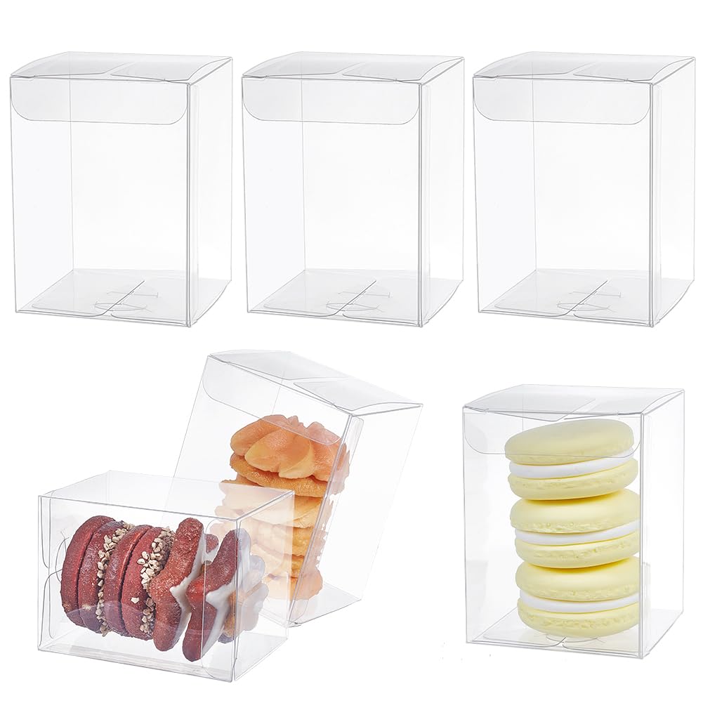 Contenants dragées transparents pour cadeaux d'invités et fêtes de mariage