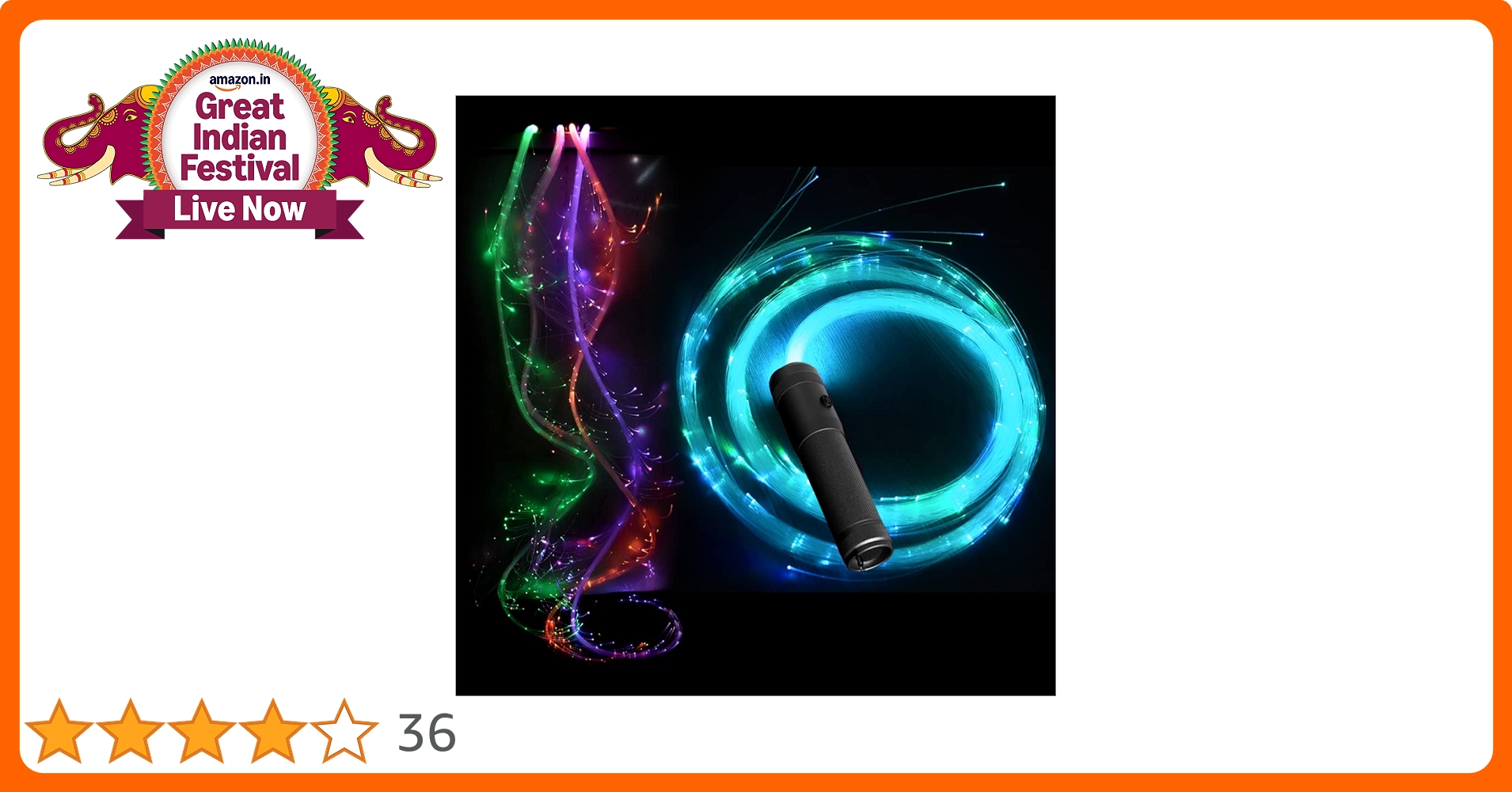 Buy YIHAIXINGWEI Flies Pixel Whip Fiber Whip Optical LED