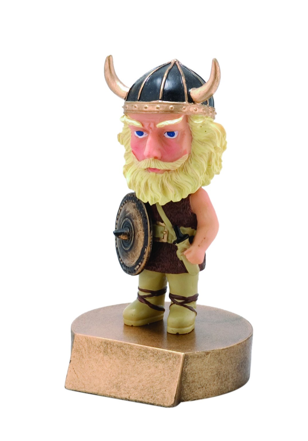 Decade Awards Viking Bobblehead Mascot Trophy - 6 Inch Tall | Engraved Raider Award - Customize Now