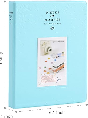 Miniatura 9 de Álbum de fotos Instax Mini 9 Goodsnetic 128 bolsillos funda de piel para álbum de fotos de gran capacidad para álbum familiar aniversario de boda