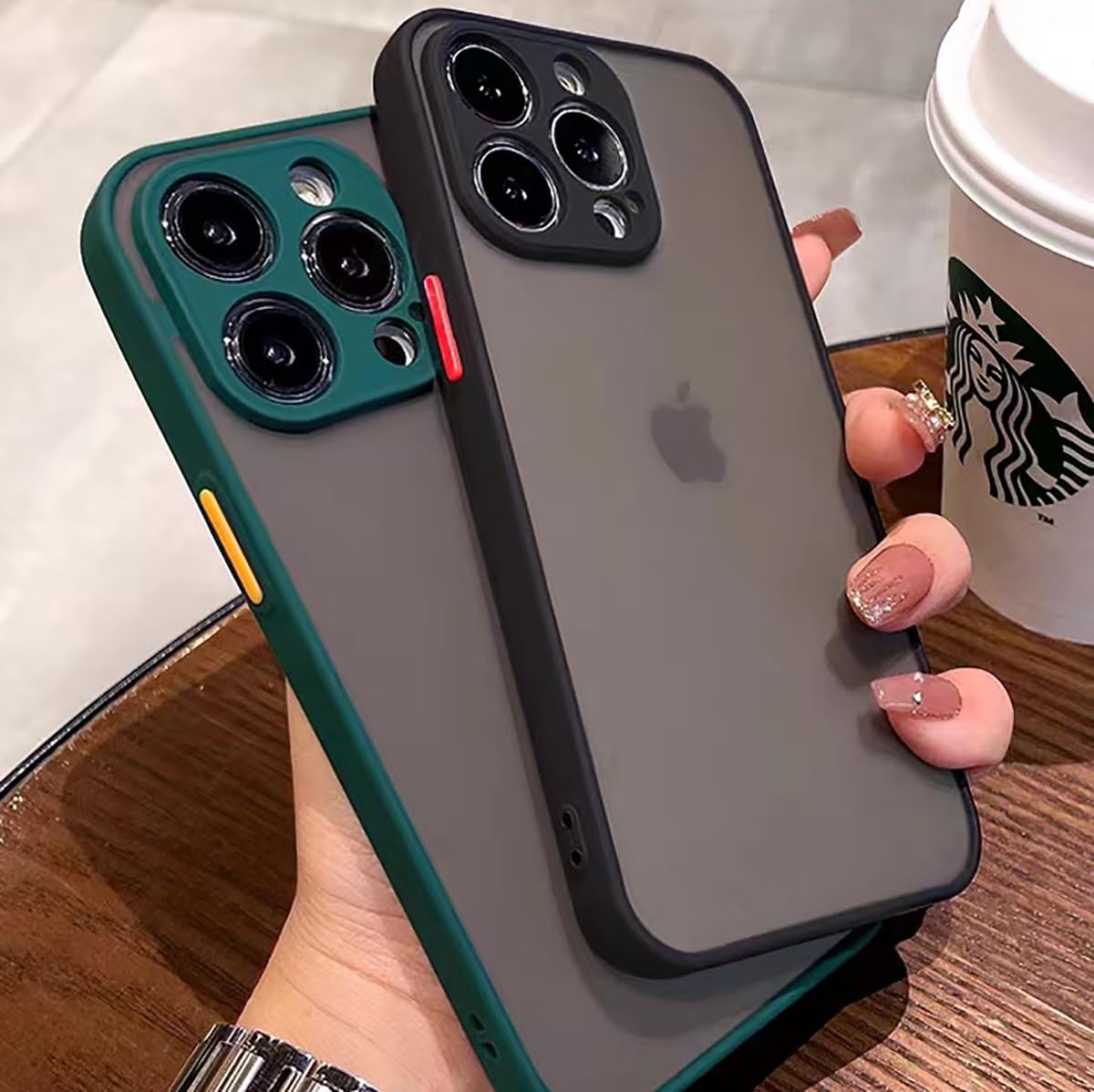 Coque De Protection En Silicone Tpu Mat, Avec Bords Plats, Protège