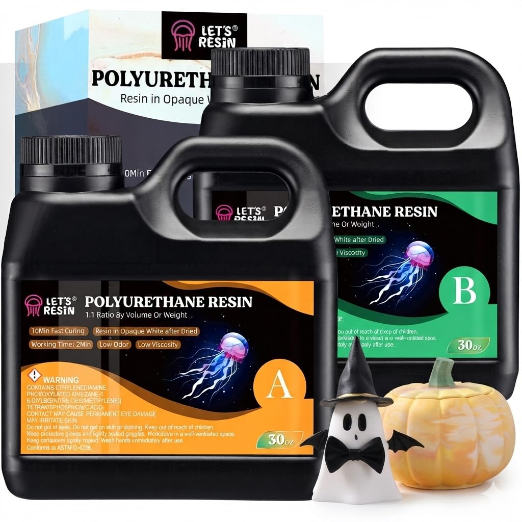 LET'S RESIN 60oz Fast Cured Polyurethane Resin