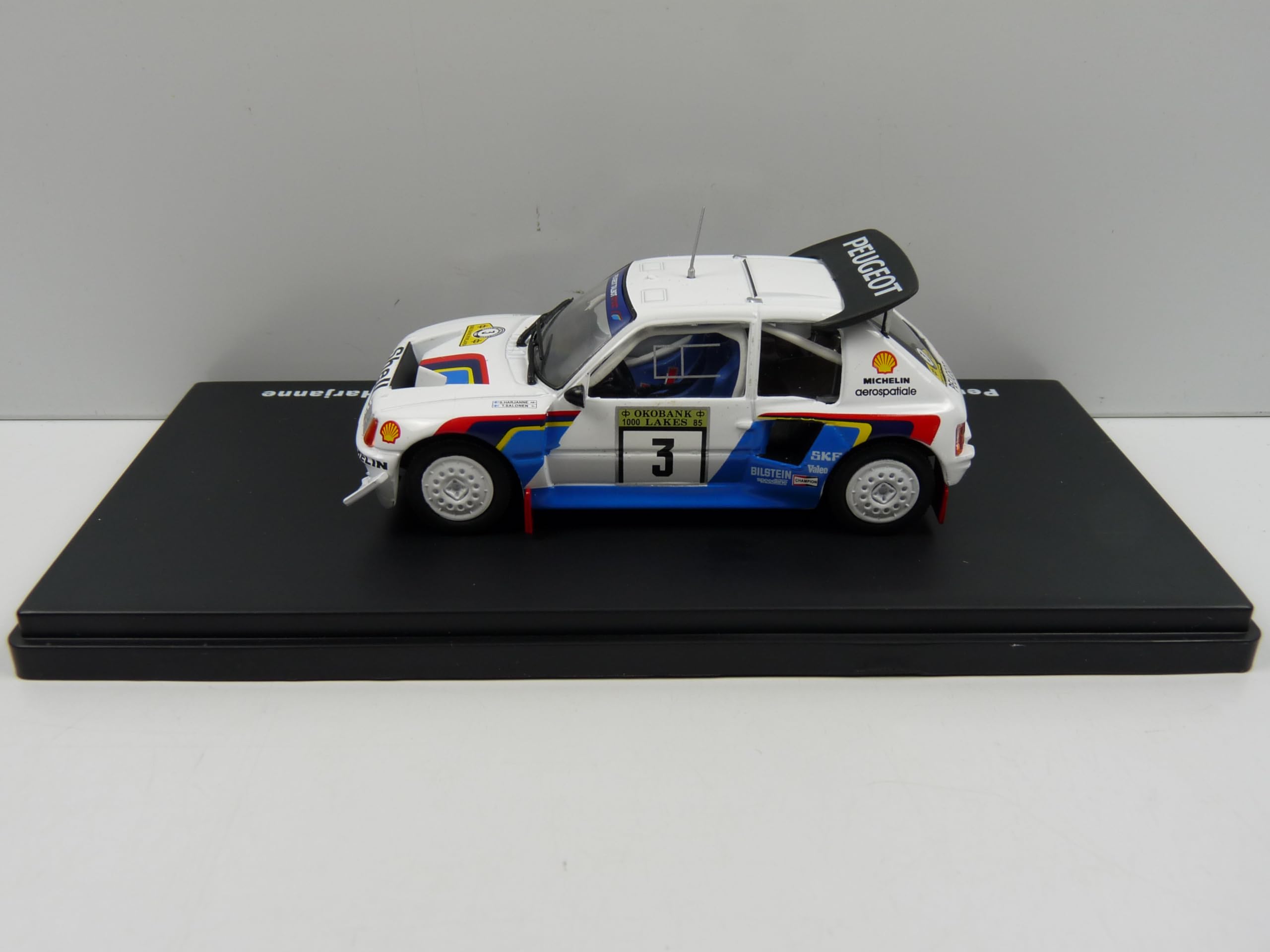 RMX9 1/43 Mexique Rallye WRC : Peugeot 205 Turbo 16 Evo 2 1995 Salonen Harjanne