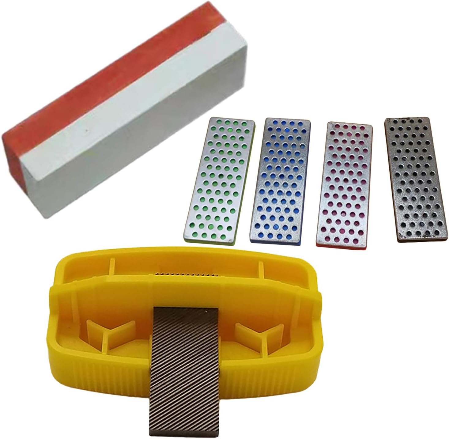 Ski Edge Tuner, Easy-to-Use Design, 1 Set, Snowboard Edge Sharpener, Ski Sharpening Kit, Portable, for Maintenance Family Friend Outdoor Sports Skiing Snowboarding Winter