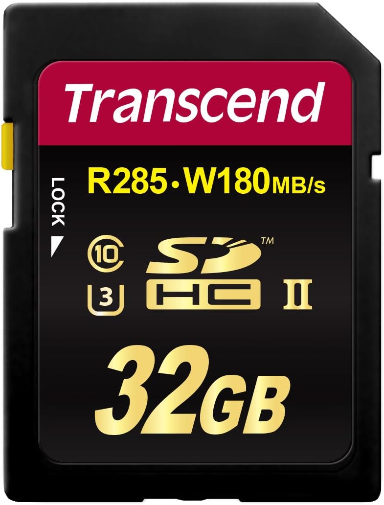 Transcend 32GB Class 10 SDHC UHS-II SD Card (TS32GSD2U3)