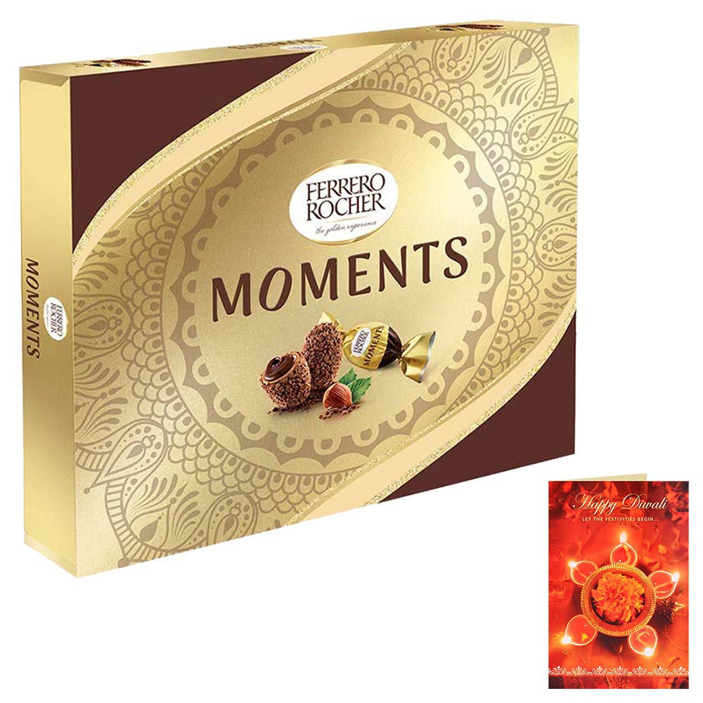 SFU E Com Premium Ferrero Rocher Moments & Diwali Greeting Card, Chocolate Hamper, 011, 200 Gram (B08LCCX939) Amazon Price History, Amazon Price Tracker