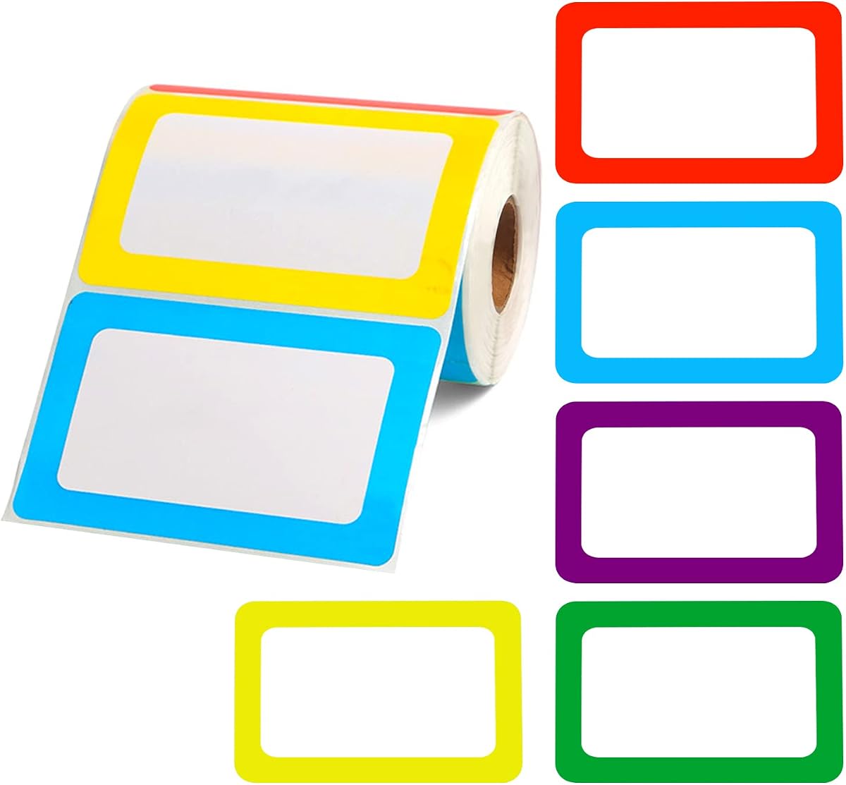 Tag Form Sticker Name Tag Labels 500 Pieces Sticky Name Tag Stickers Labels | Desertcart ...