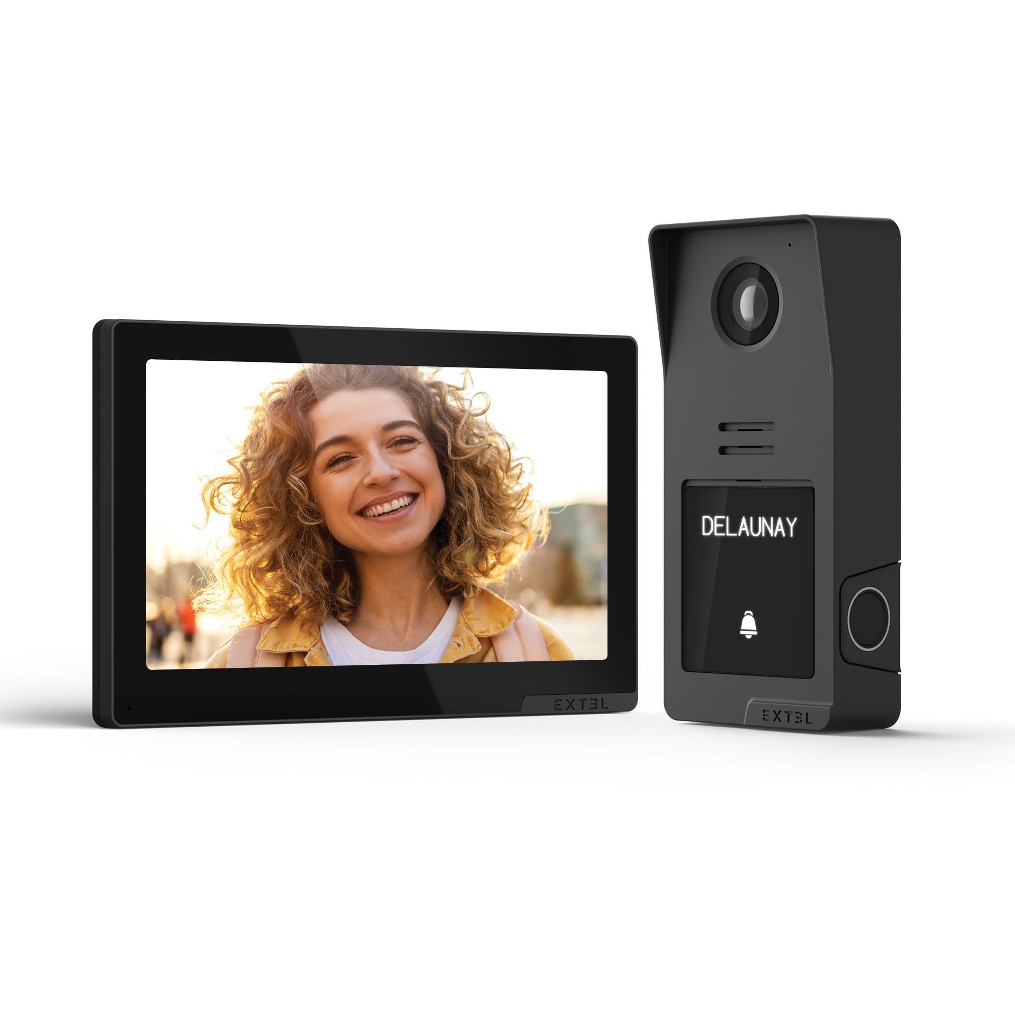 Extel - Videocitofono cablato collegato con accesso tramite impronte digitali - Digital Connect - Extel - 720335 -