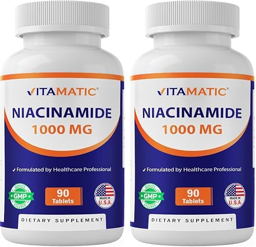Miniatura 9 de Vitamatic Niacinamida 1000 mg 90 comprimidos - Vitamina B3 sin rubor - Apoya la producción de energía