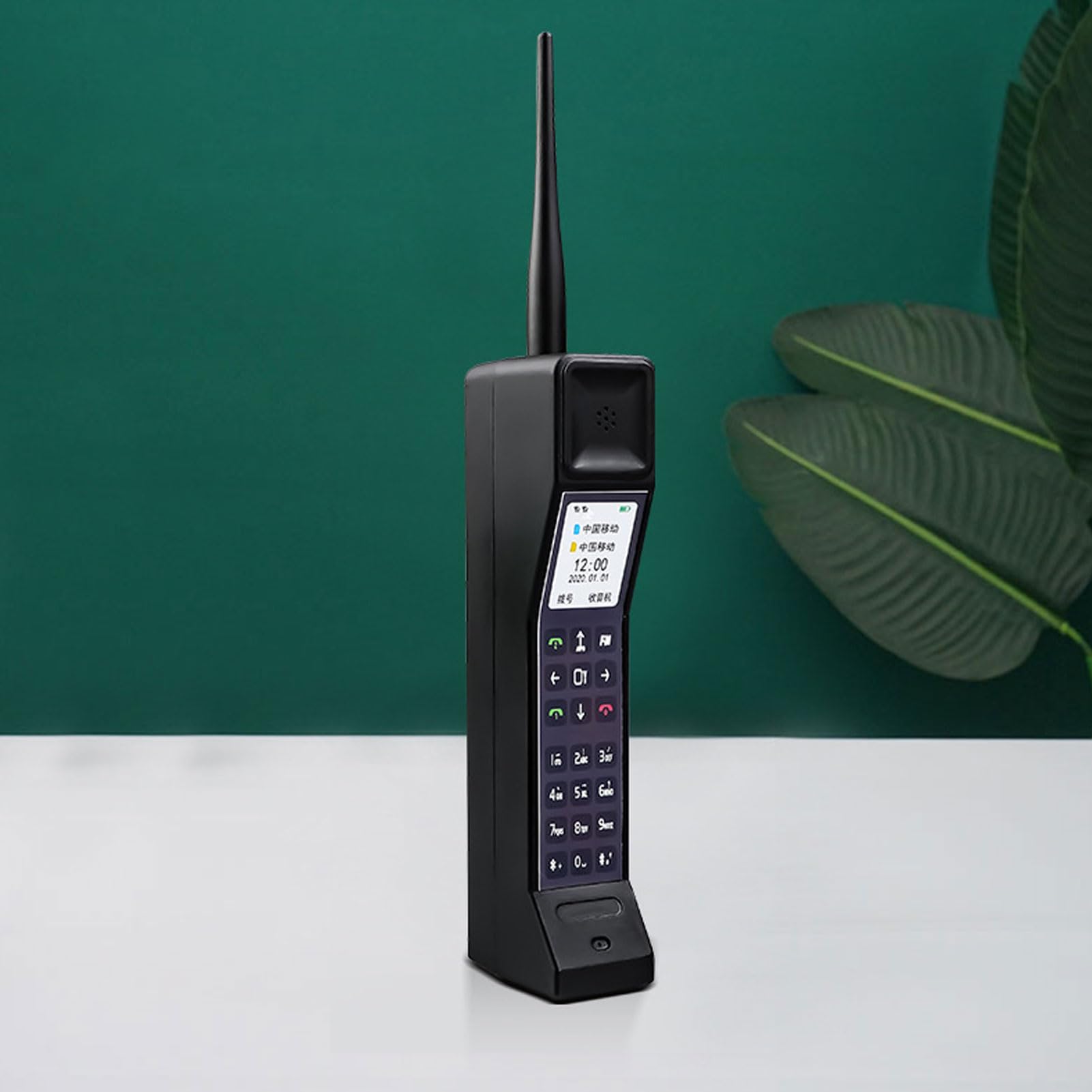 Retro Brick Phone Prop - 80s 90s Vintage Cell Phone For Parties & Decor