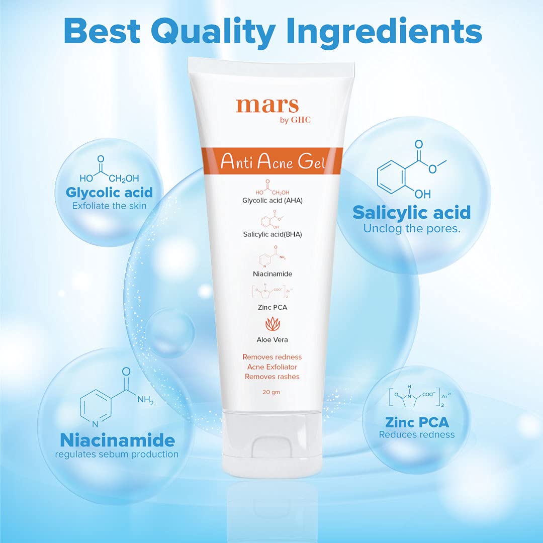 Buy mars by GHC Skin Correct Gel, Anti Acne Gel (30 g Pack of 1