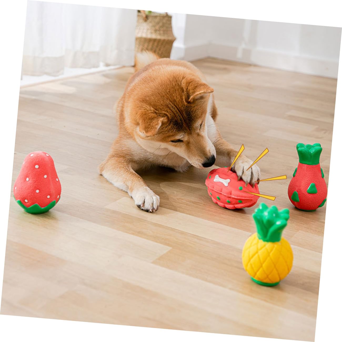 PRETYZOOM 5 Stücke Hund Spielzeug Interessant Kauen Spielzeug Tragen-beständig Für Aktive Hund