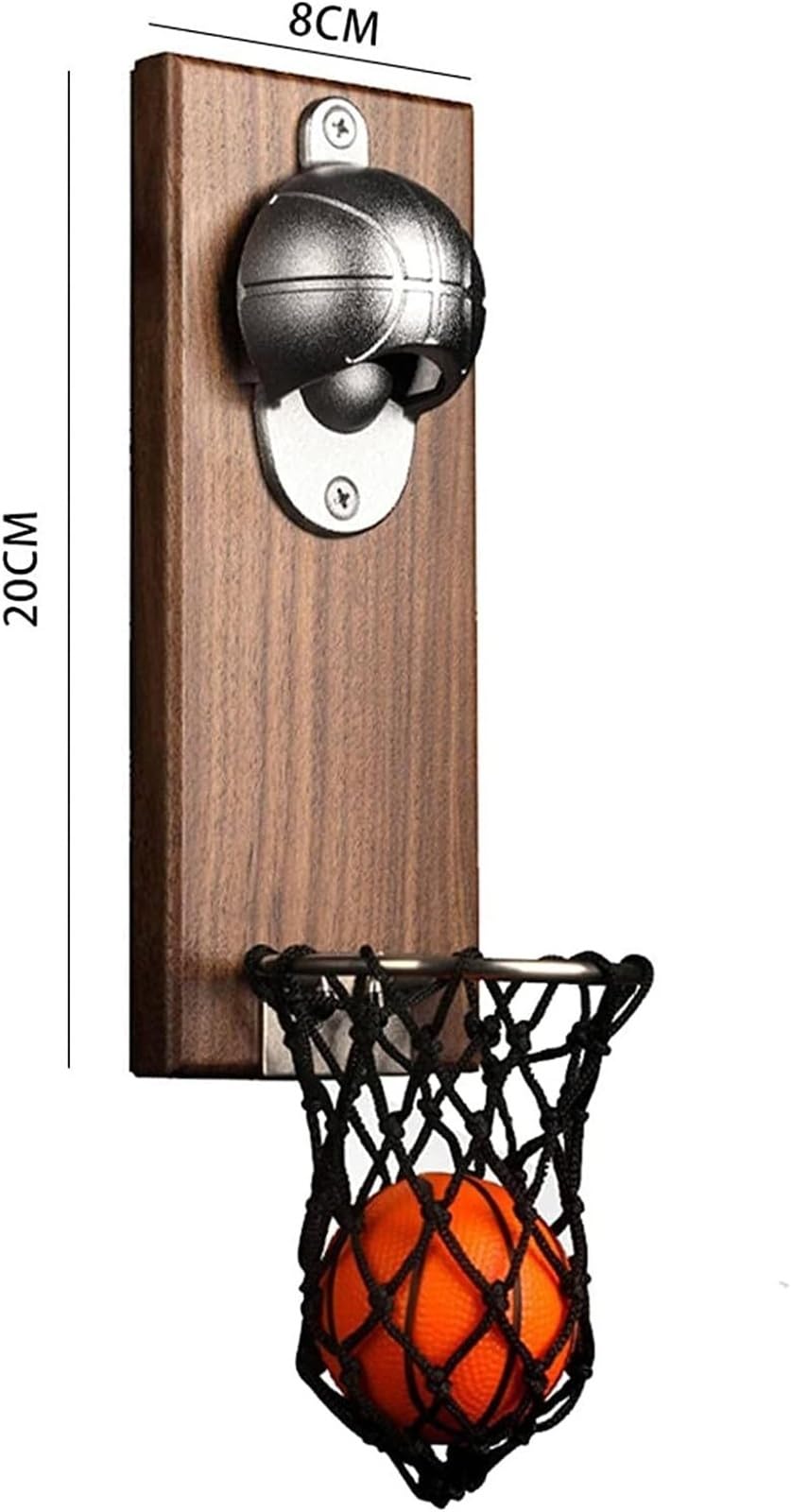 Abridor de botellas de vino, Baloncesto montado en la pared abridor de botellas de cerveza tapa de vidrio de Soda accesorios de barra de cocina