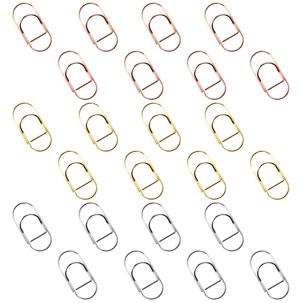 24 Pack Pencil Holder Clips,Stainless Steel Pen Holder Clip,Sonku Pen Clip for Notebook Books, Journal, Diary, Paper - Image 2