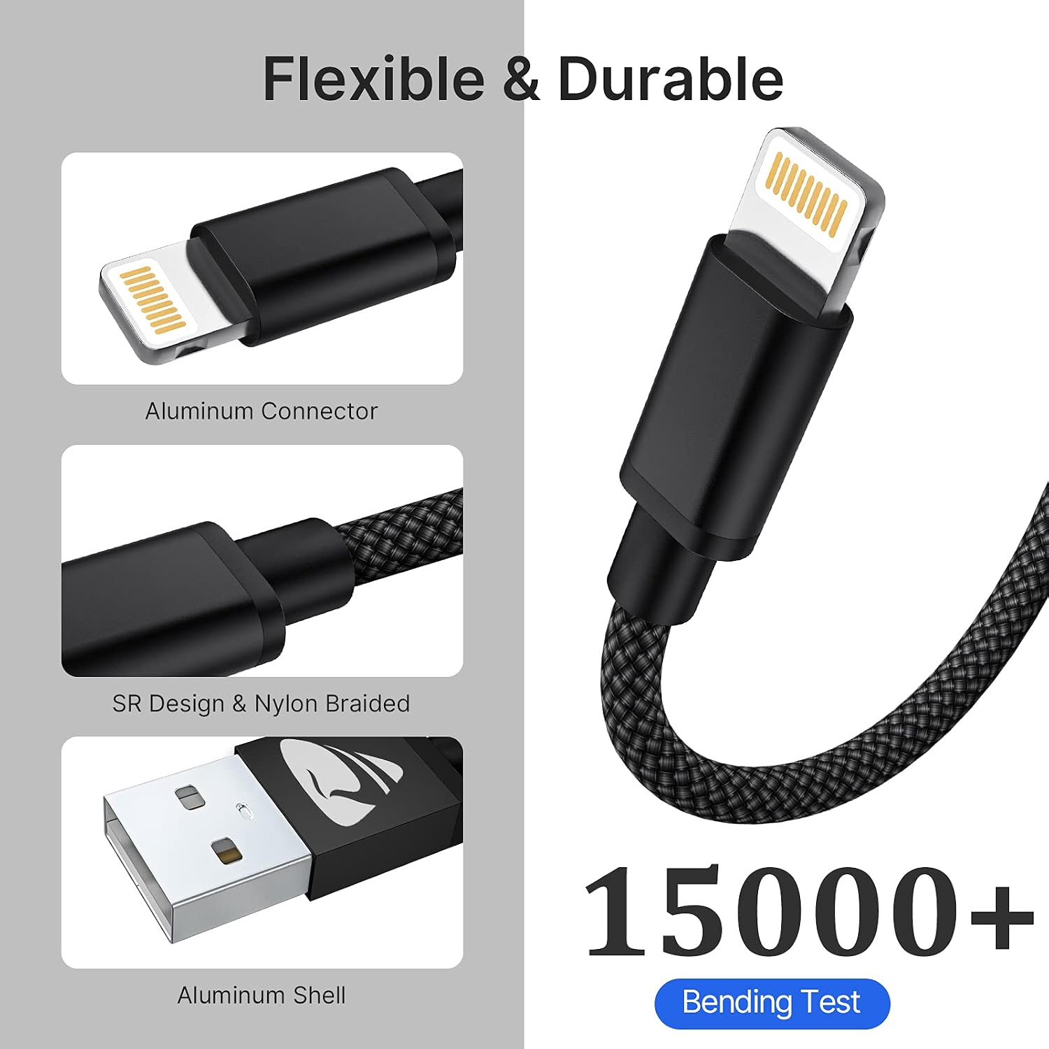 iPhone Fast Charger,[Apple MFi Certified]Lightning Cable Fast Charging