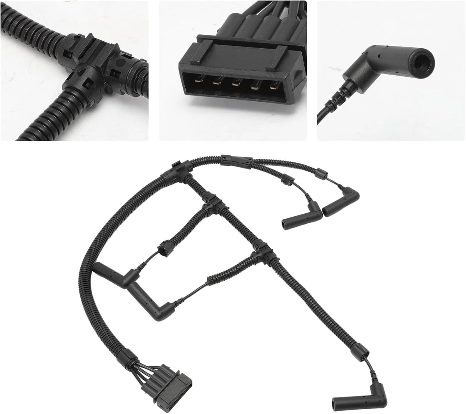 Compatible Con VW Para Transporter 1995-2004 074972095b Reemplazo Del Arnés De Cableado De Bujías Incandescentes Del Automóvil Cableado Puente Bujía Incandescente