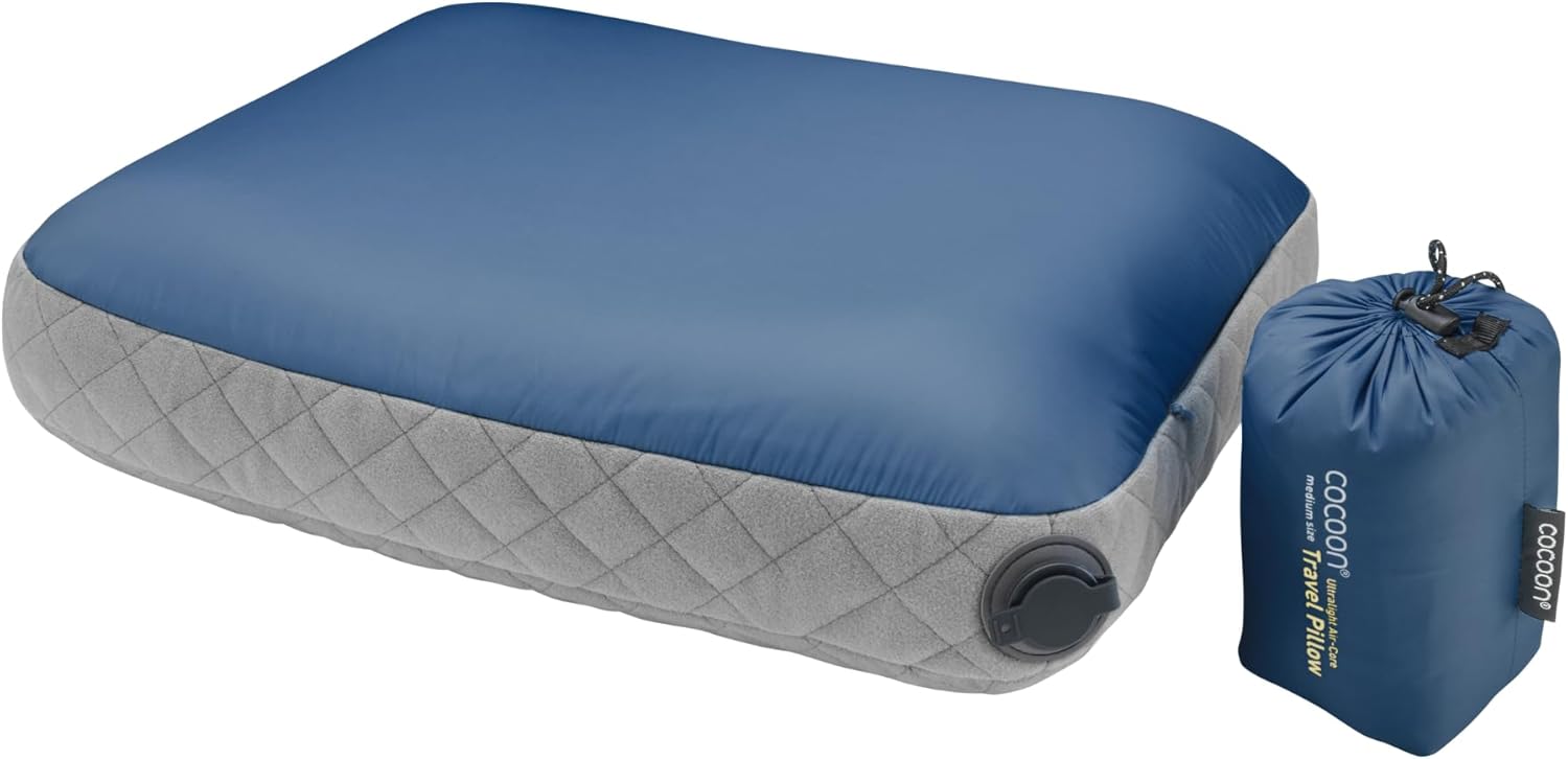 COCOON- Premium – Ultralight AirCore Pillow – Full Size – Indigo Blue