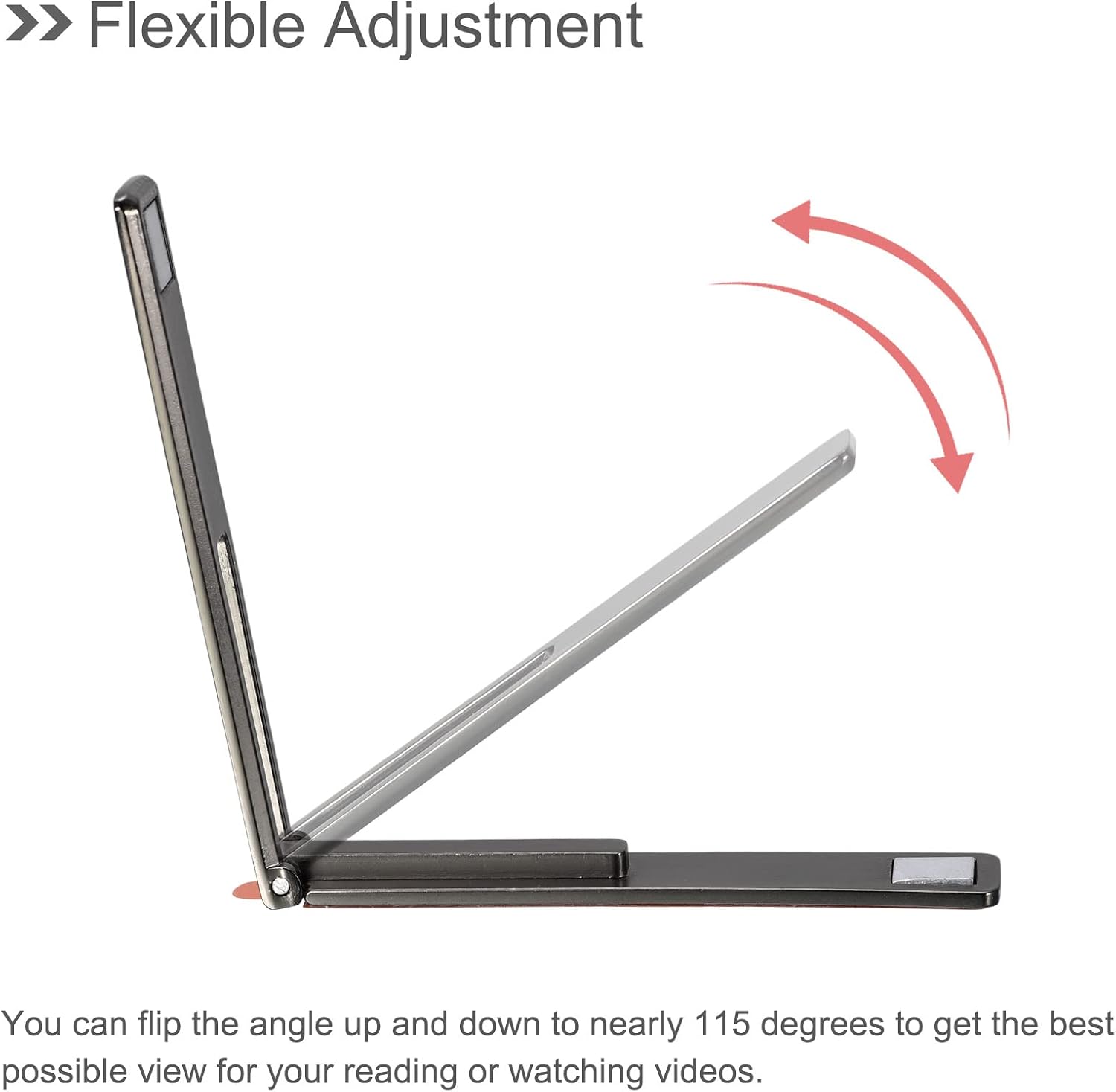 uxcell Cell Phone Kickstand Horizontal & Vertical Desk Stand Black 3Pack image 3
