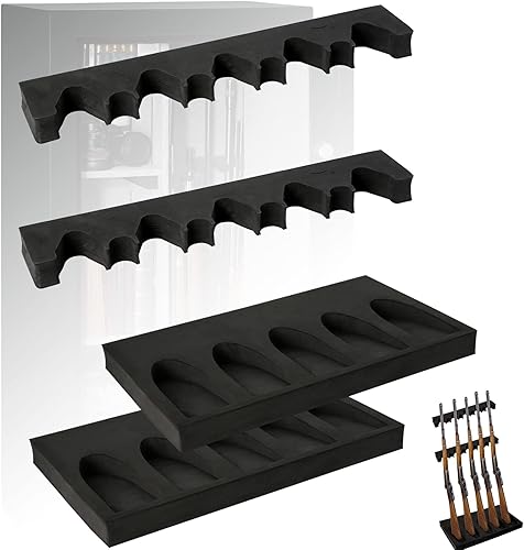 OCQOTAT Estante para armas para almacenamiento de armas accesorio seguro para rifles y escopetas soporte para pistola en gabinete de armas soporte disponible en Yaxa Colombia