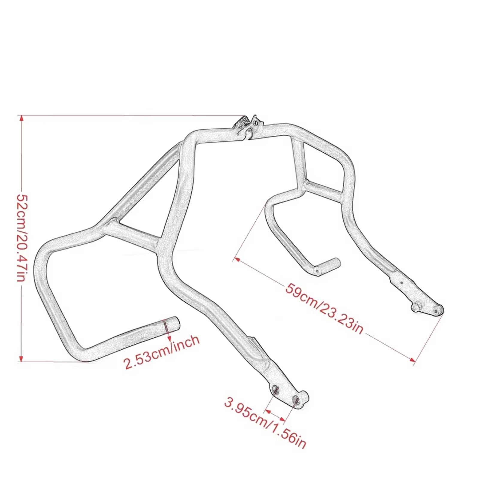 Moto Paraurti Per Suzuki Per Dl650 Per V-Strom 2011-2026