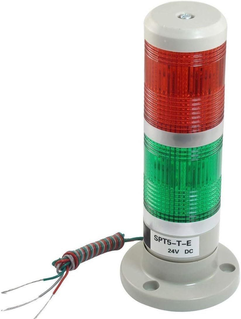 Industrial red and Green Tower Warning Light DC 24V