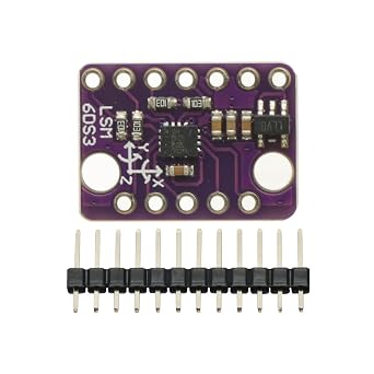 2PCS LSM6DS3 Accelerometer Gyroscope Embedded Digital Temperature Sensor Board Tilt Angle Module SPI IIC I2C Interface Breakout Module