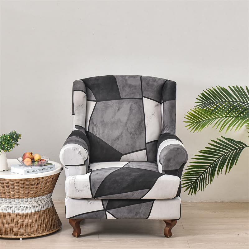 ebay sofa slipcover reclining wing chair slipcover Highdi Wingback Chair Covers Stretch Wing Chair Slipcover Piece