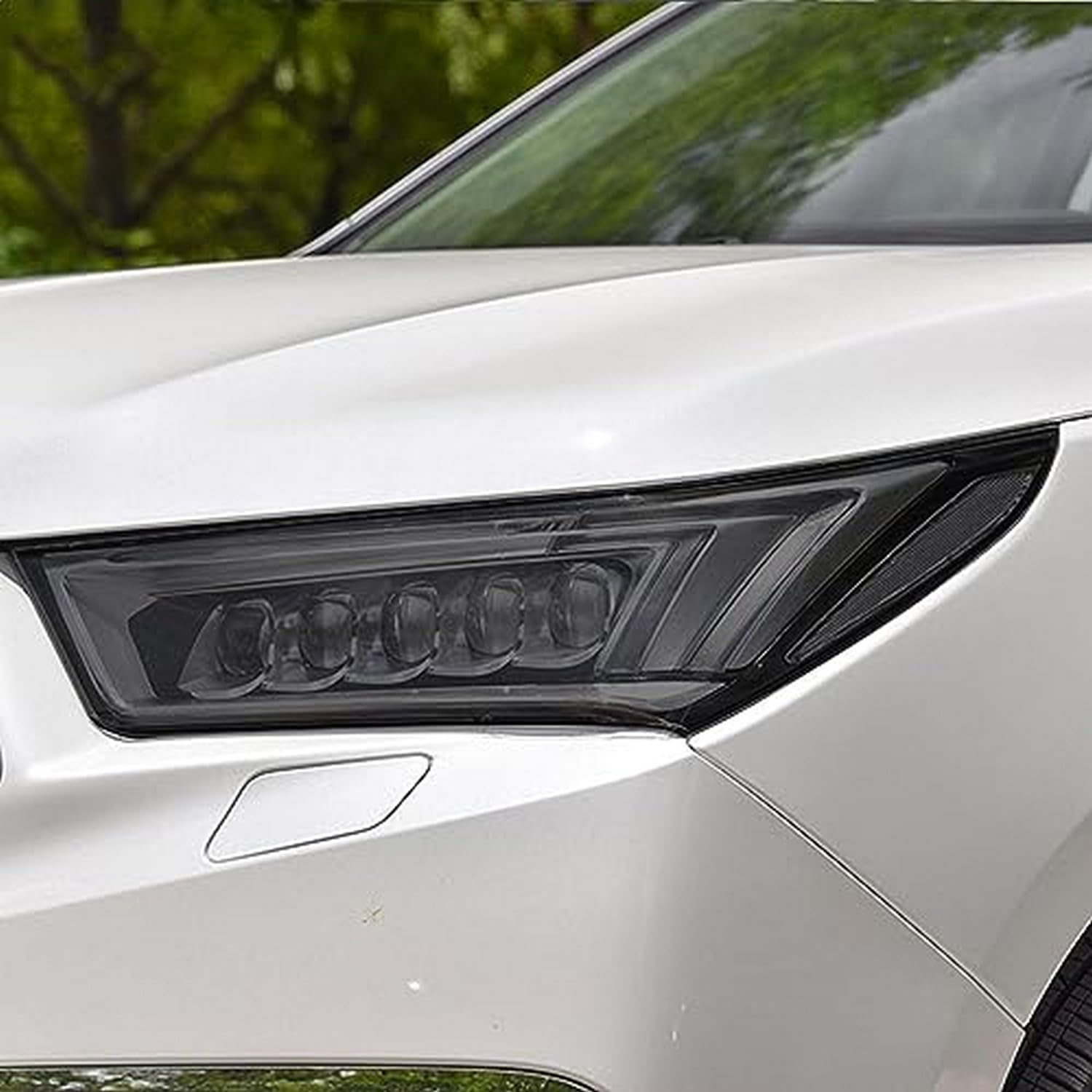 Film protection phare TPU Acura MDX 2017-2020 noir fumé transparent