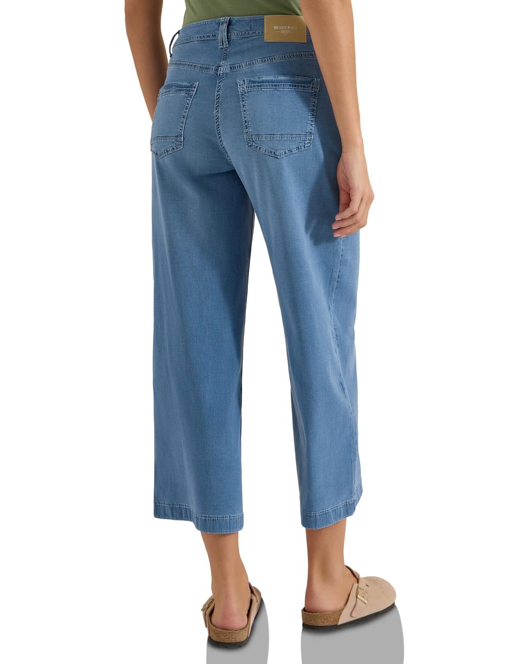 Cecil 3818623 - Jean Taille Haute et Coupe Ample - Poncho - Femme