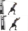 Esha® Gym Accessories for Men Triceps Exercise Equipment Rope Bar Workout Handles | Biceps Bench Press | Black Color Rope of 28 MM Diameter Making A Perfect Grip gallery image