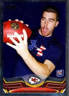 2013 Topps Chrome Football #118 Travis Kelce RC Rookie Card Kansas City Chiefs Official NFL Premium Trading Card From The ...