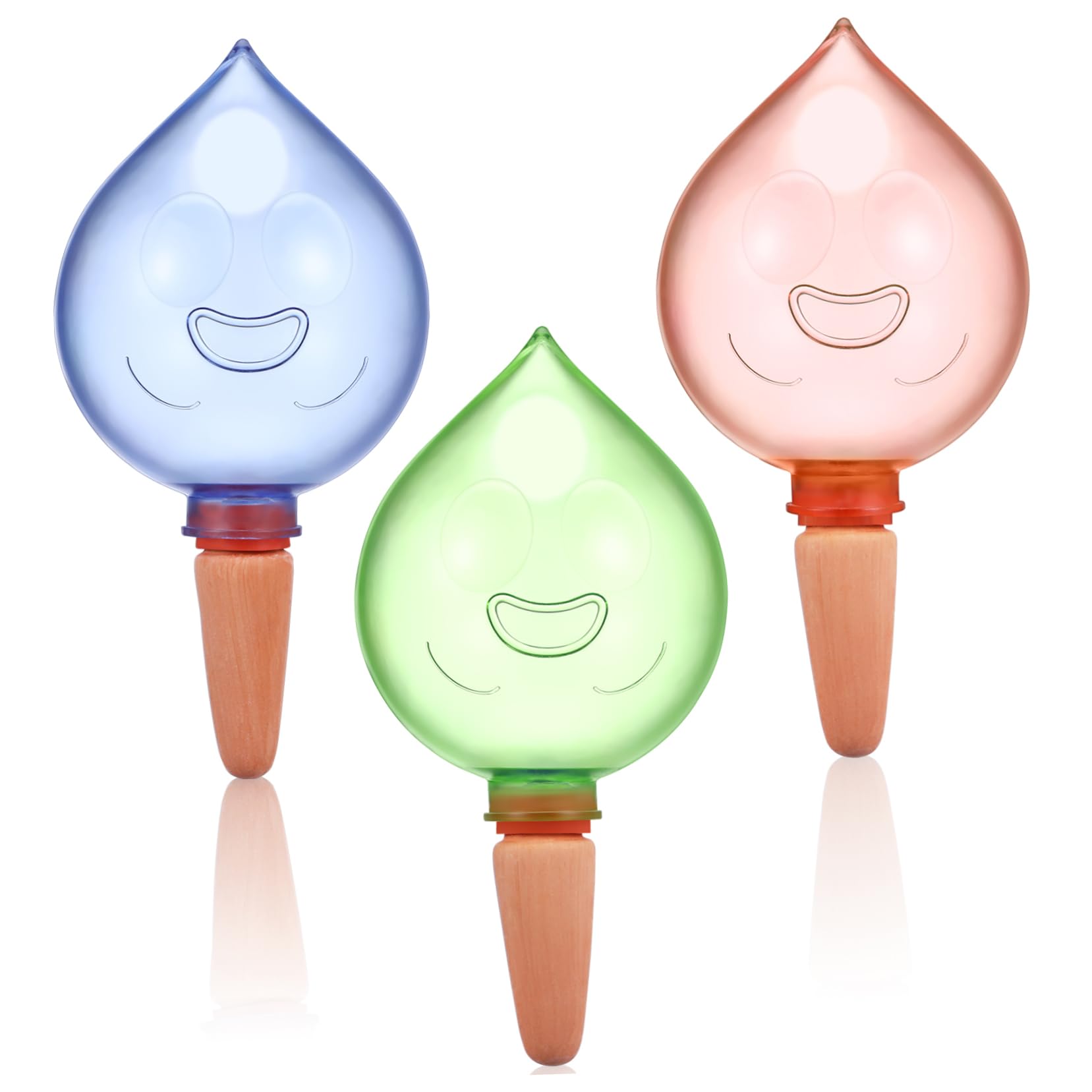 BESTonZON 3 Pcs Plant Self Watering Globes Automatic Watering Devices with Design for Indoor Plants Essential for Travel Durable Material