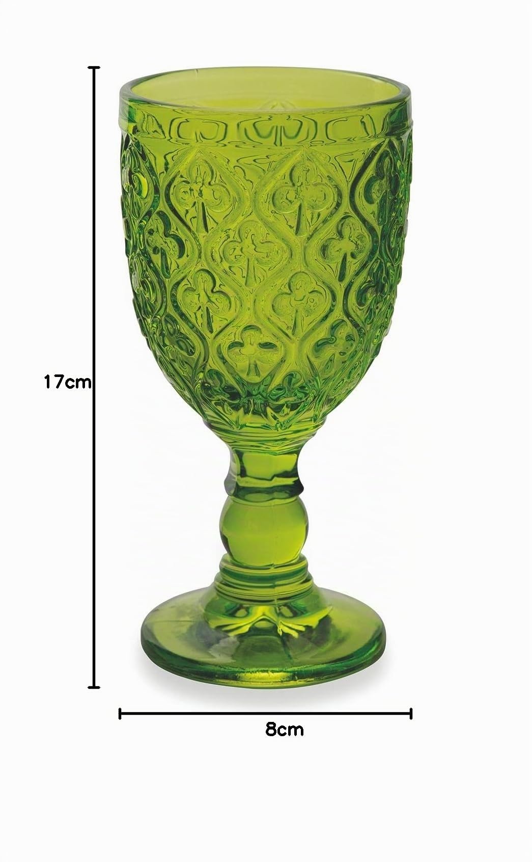 Villa d'Este Home Tivoli 5903650 Marrakech - Juego de 6 copas de cristal, surtido, 280 ml