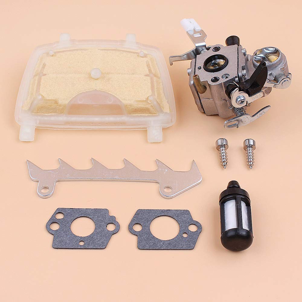 Tiempo Beixi Filtro de Aire del carburador Púa de Tope Tala Perro Kit Compatible con Stihl MS181 MS171 MS201 MS211 Motosierra Recambios Zama C1q-S269