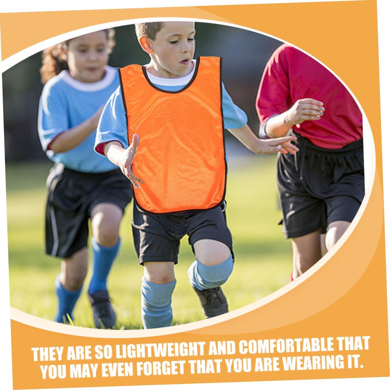 BESPORTBLE 10pcs Reusable Soccer Pinnies Comfortable Basketball Training Vests for Youth Sports Breathable Mesh Team Jerseys for Football Volleyball and More