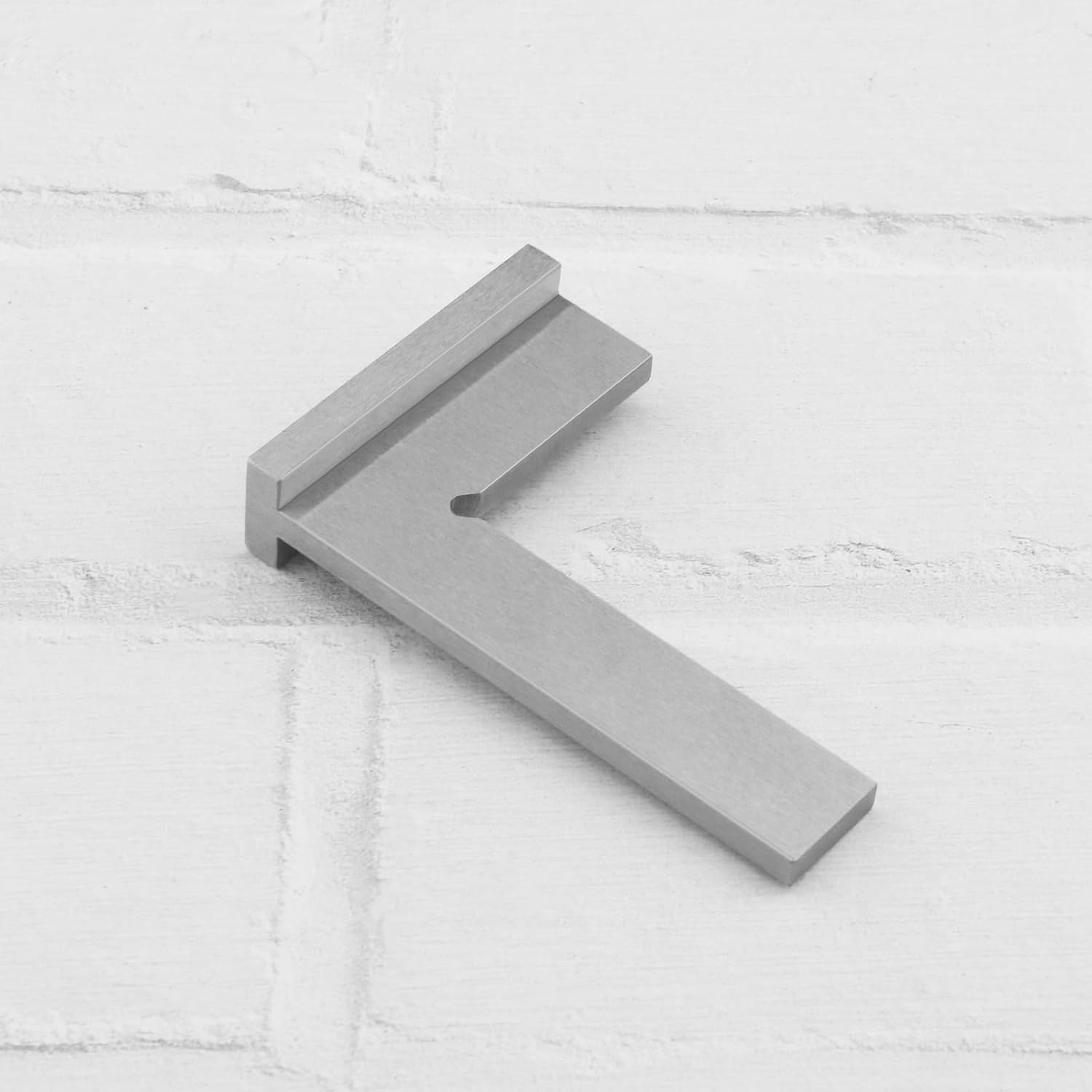 ECSiNG DIN875/2 Precision Machinist Square Ruler Carbon Steel Angle Ruler Engineer Square 90 Degree Right Angle Ruler Accessories for Machinist Engineer 75x50mm